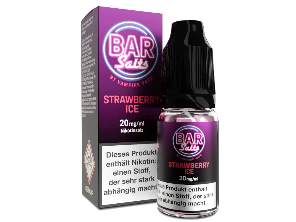Vampire Vape - Bar Salts - Strawberry Ice - Nikotinsalz Liquid 20 mg/ml