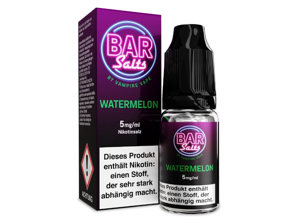 Vampire Vape - Bar Salts - Watermelon - Nikotinsalz Liquid 5 mg/ml