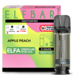 Elfbar – Elfa Pod Apple Peach 0 mg/ml (2 Stück pro Packung)