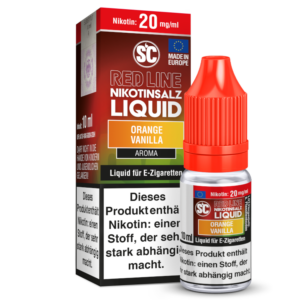 SC – Red Line – Orange Vanilla – Nikotinsalz Liquid 20 mg/ml 500er Packung