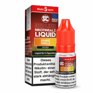 SC – Red Line – Orange Vanilla – Nikotinsalz Liquid 5 mg/ml 500er Packung