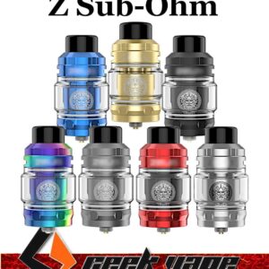 Geekvape Z Sub Ohm DL Clearomizer Zeus Verdampfer Set 5ml Tank für E-Zigarette