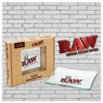 RAW Glass Rolling Tray Small – Robuste Glas Drehunterlage