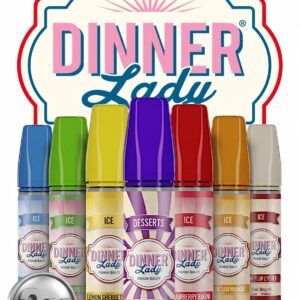 3 x 14 ml Dinner Lady Longfill Aroma Dessert Overdosed Sorten für Liquid