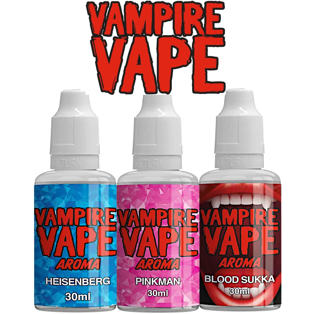 3 x 30ml Vampire Vape AROMA Alle Sorten - Heisenberg Pinkman Liquid Konzentrat