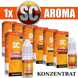 SC AROMA 1x 10 ml Tabak Frucht Menthol – Konzentrat Liquid zum selbstmischen