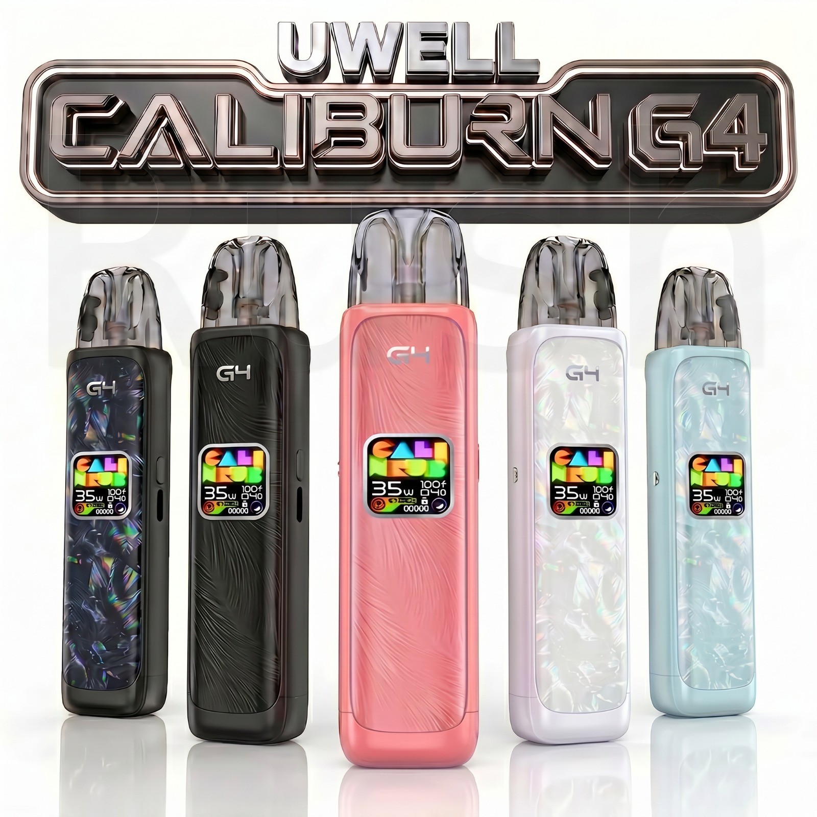 Uwell Caliburn G4 1300mAh Kit 3,0 ml Pod System E-Zigarette Starterset oder Pods
