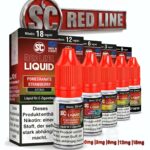 SC Red Line Overdosed Liquid 3mg 6mg 12mg Regular Nikotin 10 ml Premium E-Liquid