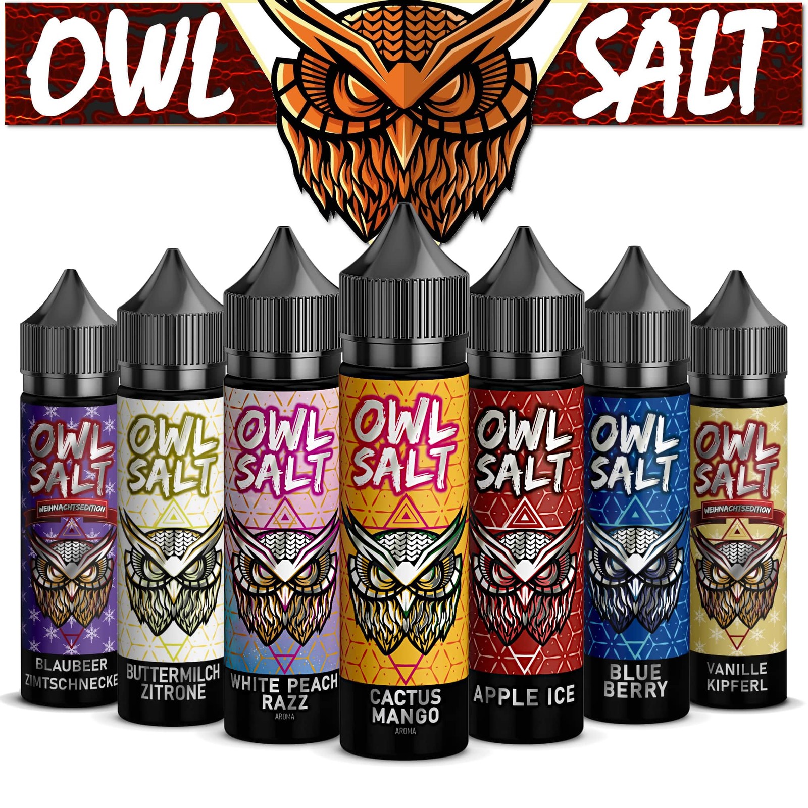 OWL Salt Longfill 10 ml Aroma in 60 ml Flasche - All Overdosed Sorten für Liquid