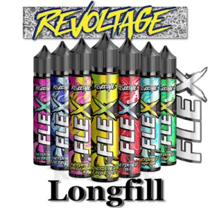 Revoltage FLEX Longfill 10 ml Overdosed Aroma Liquid Konzentrat in 75 ml Flasche