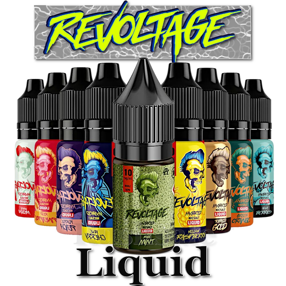 5x 10ml REVOLTAGE Hybrid Nikotinsalz Probierbox Nic Salt Overdosed E-Liquid