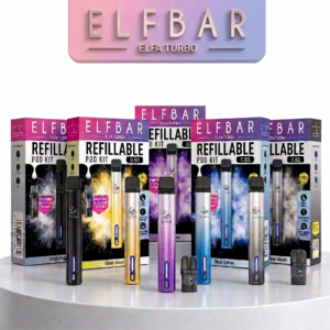 Elfbar Elfa TURBO 0,8 Ohm Leer Pod System E-Zigaretten Set