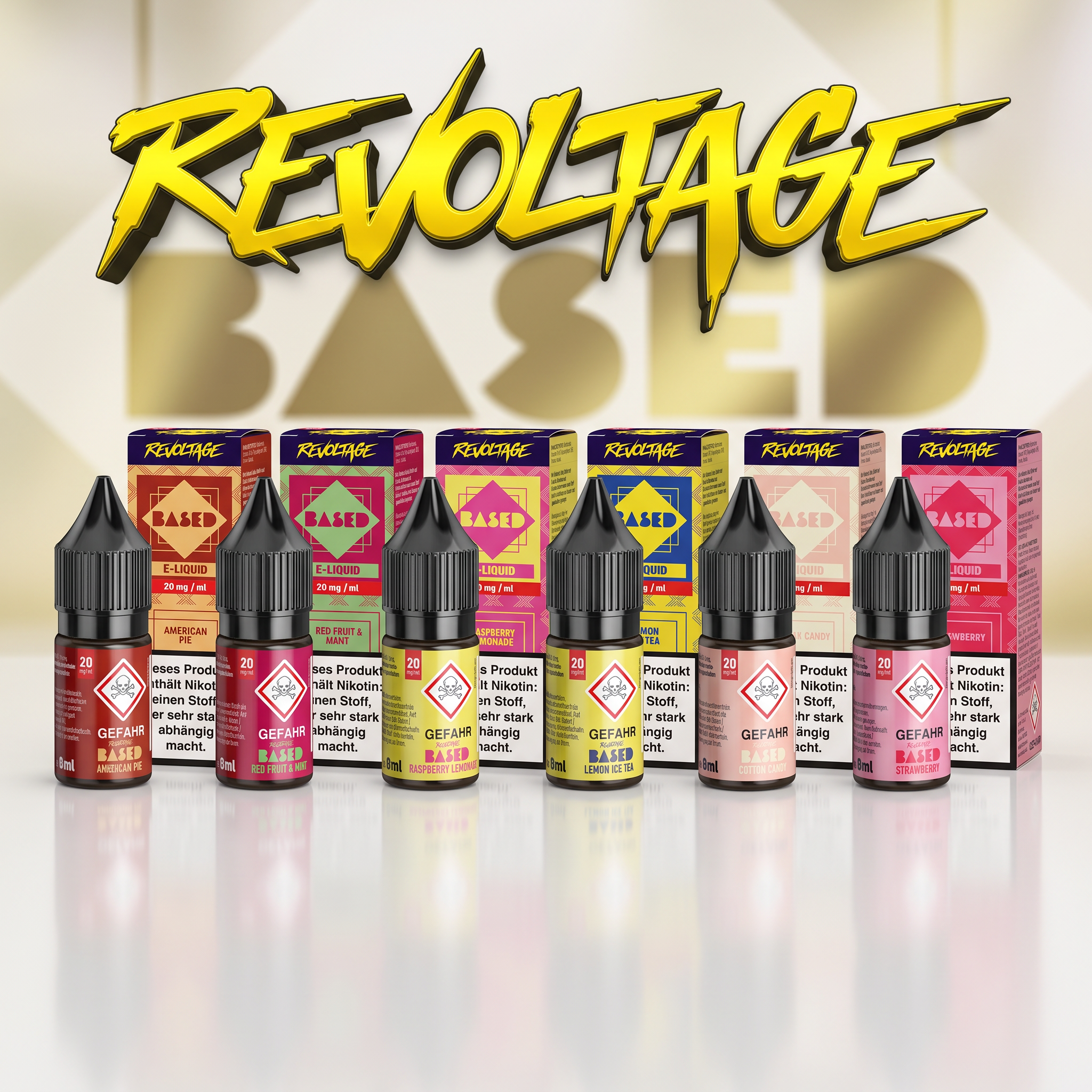 Revoltage BASED - 8 ml Hybrid Nikotinsalz Liquid