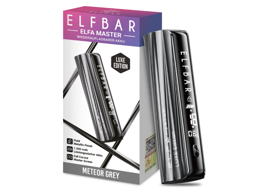 Elfbar - Elfa Master Luxe Edition Akku 1200 mAh Meteor Grey