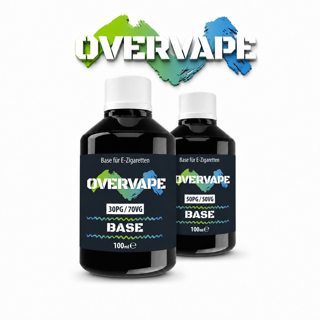 Overvape - 100 ml Basis 50/50 oder 70/30 Base