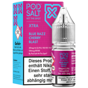 Pod Salt Xtra – Blue Razz Cherry Blast Nikotinsalz Liquid