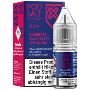 Pod Salt Xtra – Blueberry Blackberry Lemonade Nikotinsalz Liquid