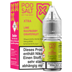 Pod Salt Xtra – Lime Raspberry Grapefruit Nikotinsalz Liquid