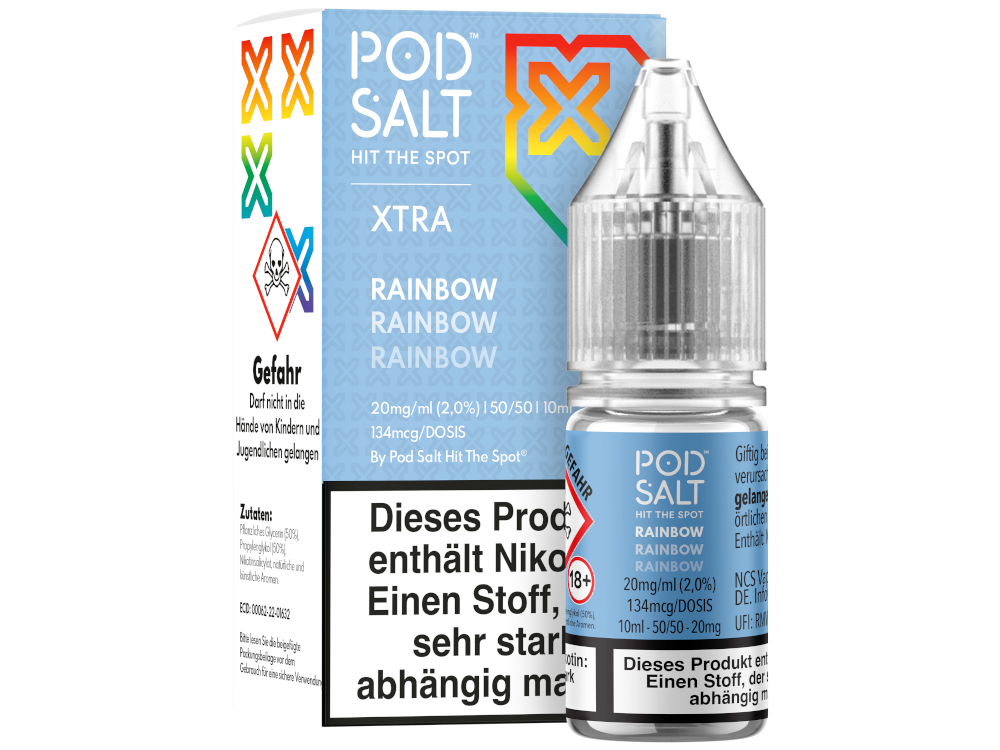 Pod Salt Xtra - Rainbow Nikotinsalz Liquid