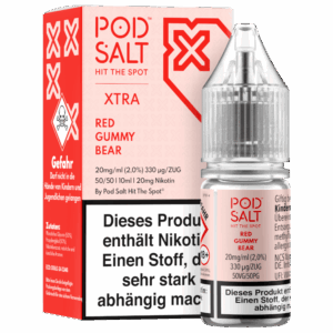 Pod Salt Xtra – Red Gummy Bear Nikotinsalz Liquid