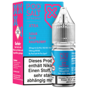 Pod Salt Xtra – Sour Blue Raspberry Nikotinsalz Liquid