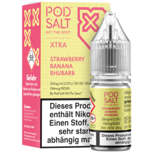 Pod Salt Xtra – Strawberry Banana Rhubarb Nikotinsalz Liquid